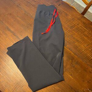 FIGS Charcoal Livingston Scrub Pants (XS/T)